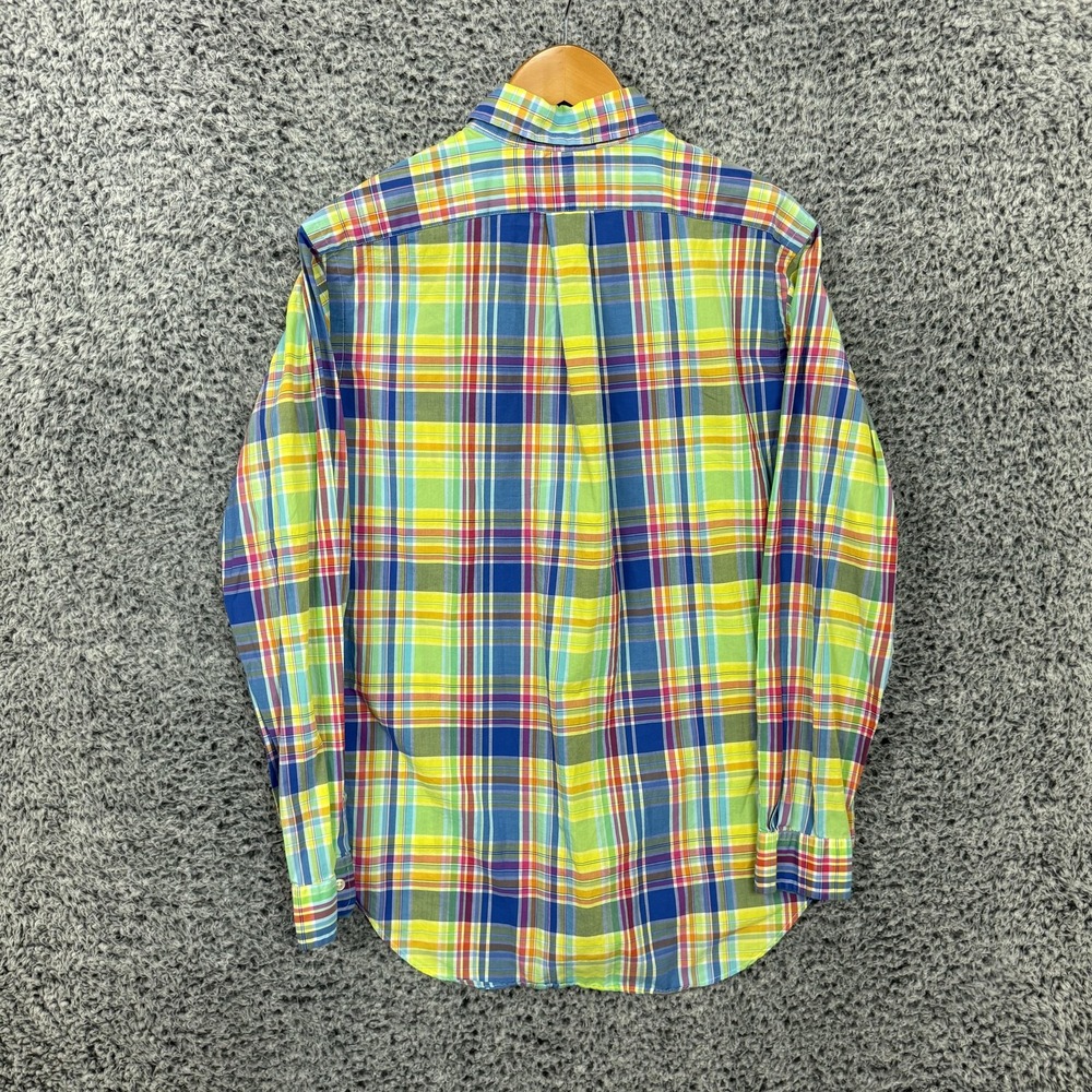 Polo Ralph Lauren Shirt Mens Medium Multicolor Plaid Classic Fit Button Down - Picture 3 of 16